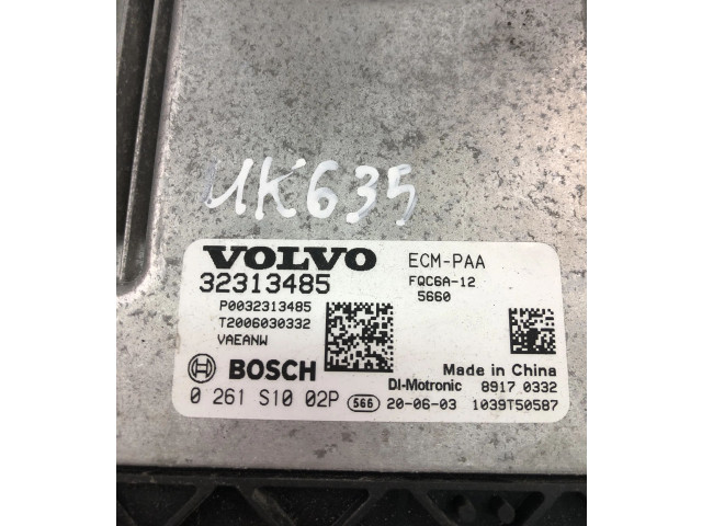 Блок управления двигателем Блок управления 32313485, 0261S1002P Volvo XC40