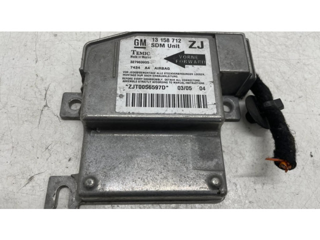 Блок подушек безопасности 13158712   Opel Meriva B