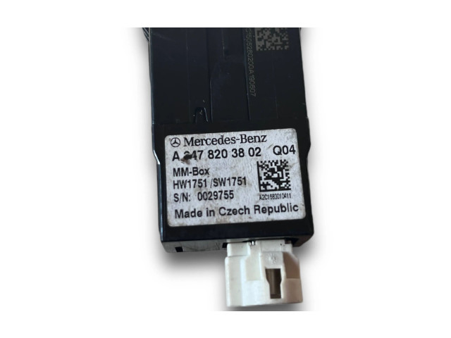 Блок комфорта S897, A2478203802 Mercedes-Benz GLB x247