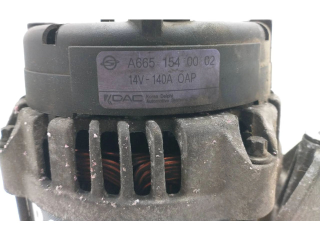 Генератор A6651540002 SsangYong Rexton