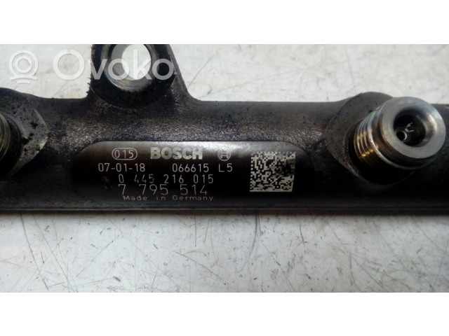 Vstřikovací lišta 0445216015, 7795514 BMW X5 E70 pro naftový motor 3.0 1119