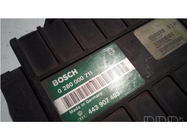 Řídící jednotka 443907403, 0280000711 Audi 80 90 B3 1989