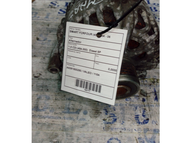 Генератор A6391500250 Smart ForFour I