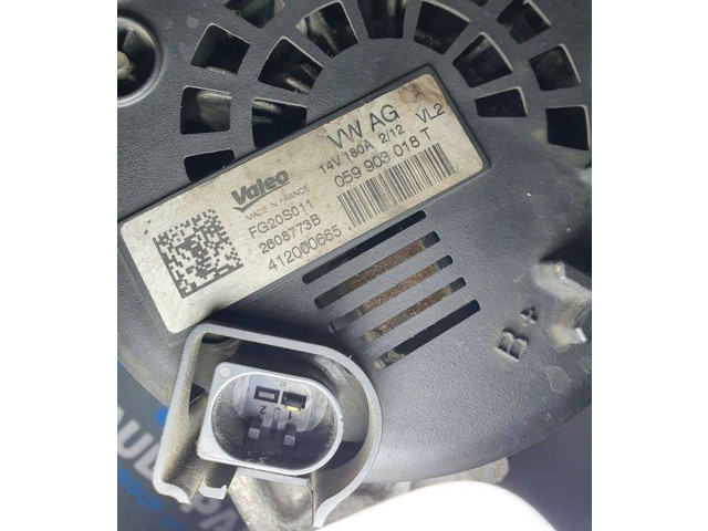 Генератор 059903018T, 2608773B Audi A7 S7 4G