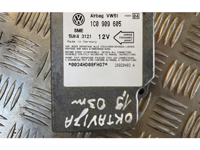 Блок подушек безопасности 1C0909605, 26020403A Skoda Octavia Mk1 (1U)