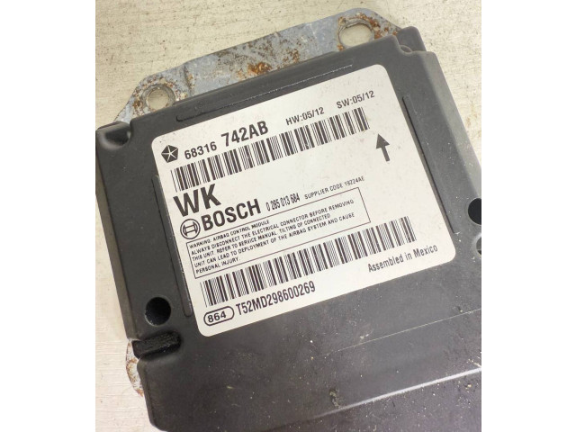 Блок подушек безопасности 68316742AB, 0285013684   Jeep Grand Cherokee