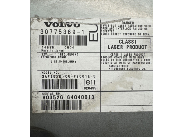 Радио/ проигрыватель CD/DVD / навигация 307753691, 64040013   Volvo V70       