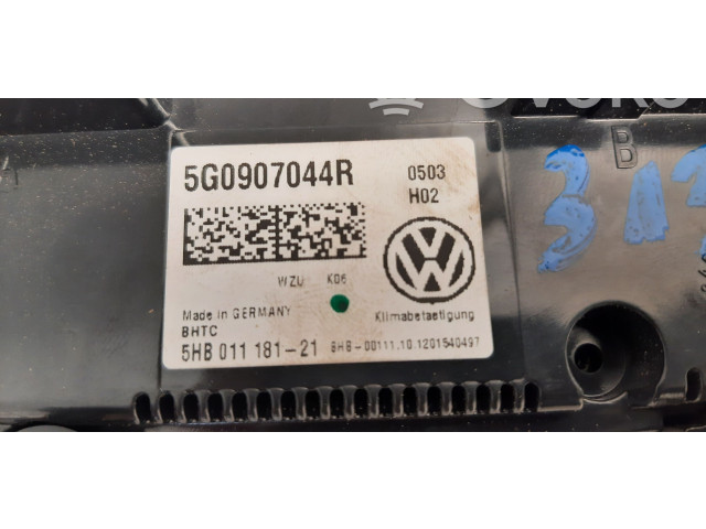 Блок управления климат-контролем 5G0907044R, 5HB011181 Volkswagen Golf VII
