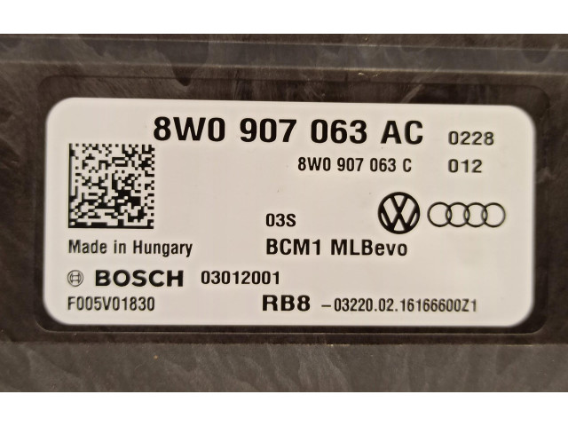 Блок предохранителей 8W0907063AC Audi A5 8T 8F