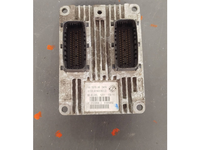 Блок управления двигателя 51899832   Fiat Punto (199)