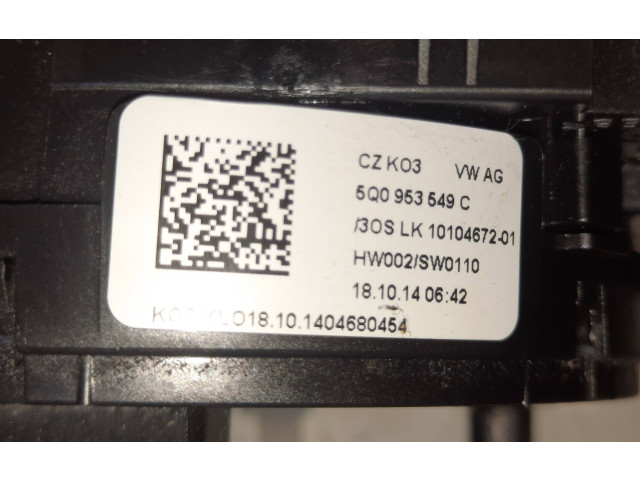 Подрулевой шлейф SRS 5Q0953549C, HW002SW0110 Volkswagen e-Golf