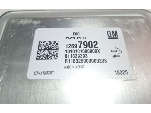 Блок управления двигателя 12697902, 811839393   Chevrolet Camaro