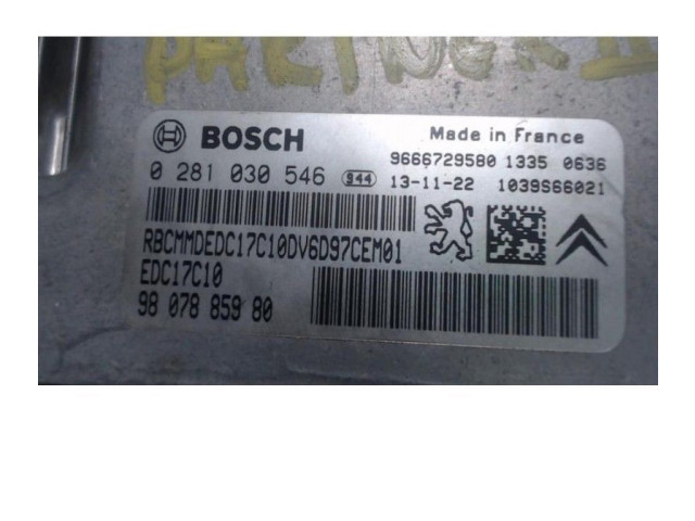 Блок управления 1606870680, 1606870680 Peugeot Partner