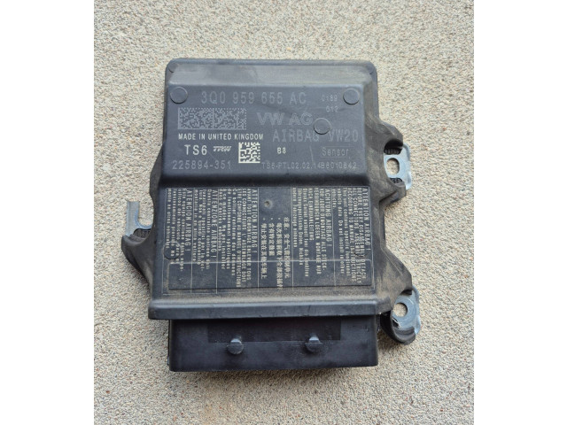 Блок подушек безопасности 3Q0959655AC Skoda Octavia Mk3 (5E)