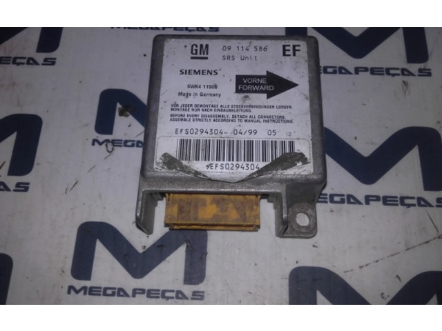 Блок подушек безопасности 9114586, 5WK41150B   Opel Tigra A