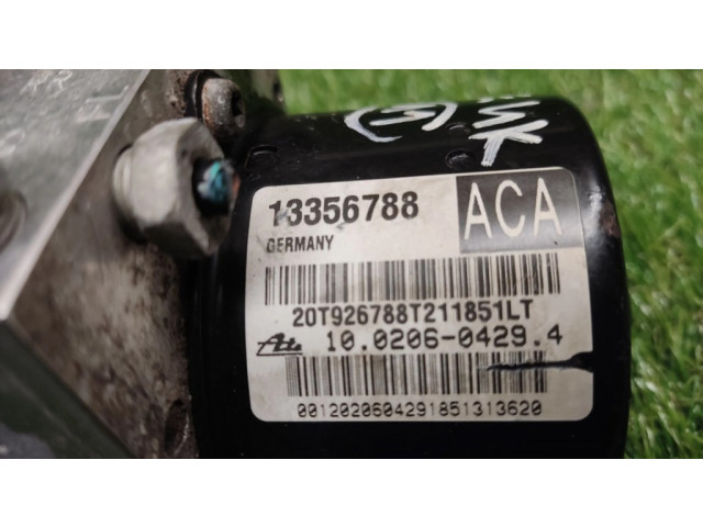 Блок АБС 13356788, 10020604294   Chevrolet  Cruze  2009-2016 года