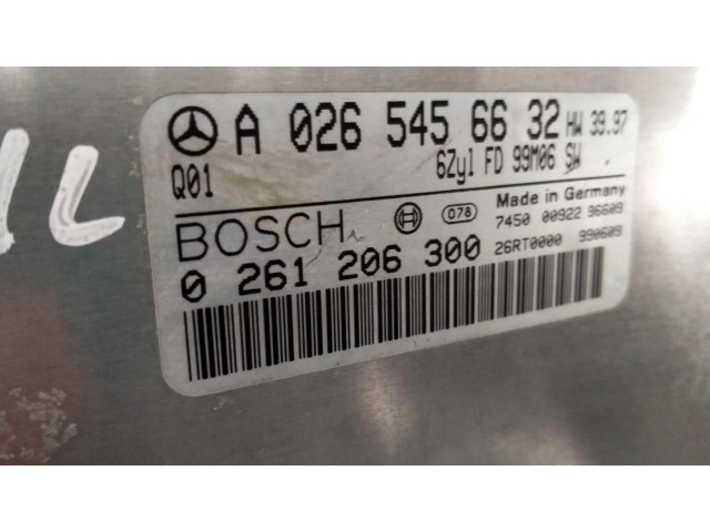 Řídící jednotka 0261206300, CENTRALITAMOTORUCE   Mercedes-Benz ML W163 