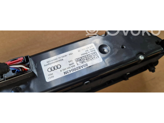 Блок управления климат-контролем 80A820043N, 5HB01392313   Audi Q5 SQ5