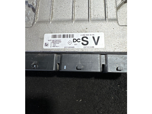 Блок управления двигателя A2829003600, 237102099S Dacia Duster II