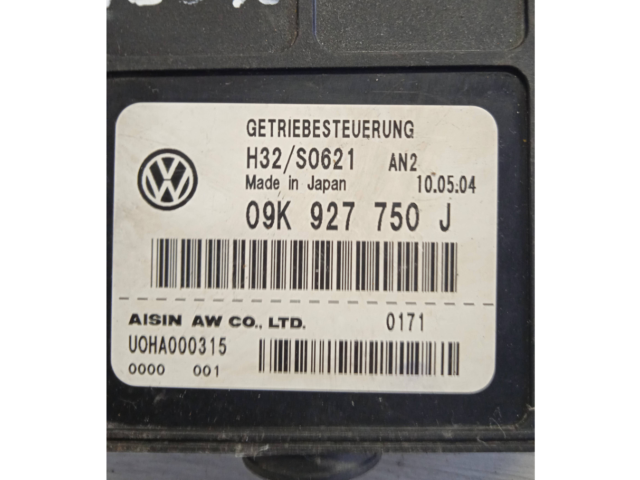 Блок управления коробкой передач 09K927750J, H32S0621   Volkswagen Transporter - Caravelle T5