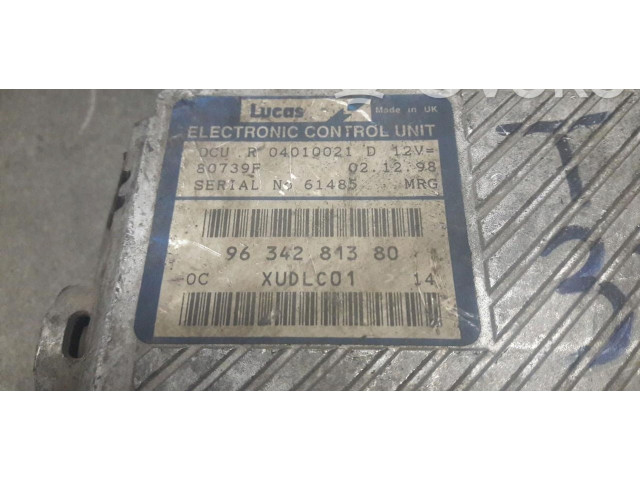 Řídící jednotka 9634281380 Peugeot 806 2014