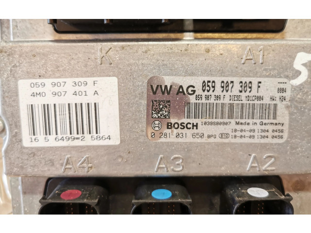 Zpětné zrcátko Audi Q7 4M 2018 059907309F, 4M0907401A