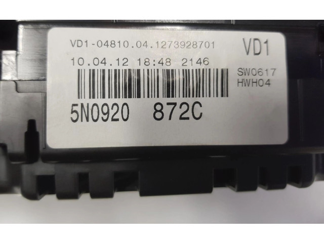 Přístrojová deska Volkswagen Tiguan 2012 5N0920872C, 5N0920872C