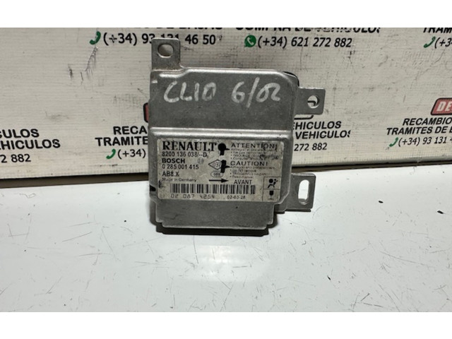 Блок подушек безопасности 8200136038   Renault Clio II