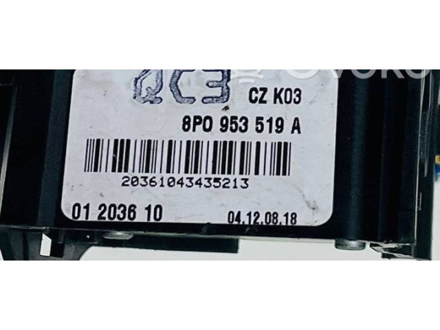 Ручка стеклоочистителей 8P0953519A, 01203610   Audi A3 S3 8L