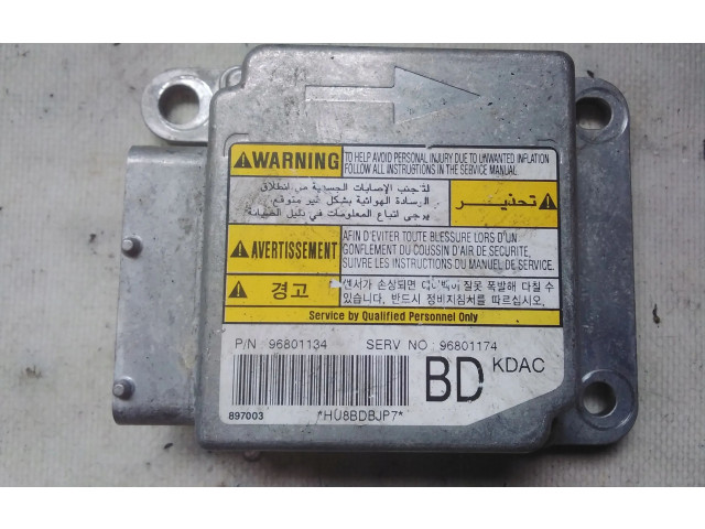 Блок подушек безопасности 96801174 Chevrolet Matiz