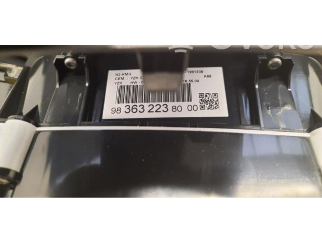Панель приборов 9836322380   Citroen C3 Aircross       
