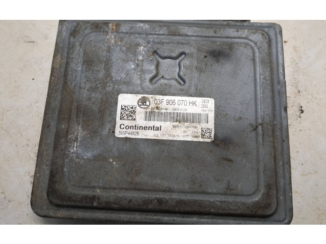 Блок управления двигателя 03F906070HK, 5WP44826 Skoda Fabia Mk2 (5J)