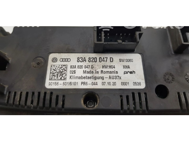 Блок управления климат-контролем 83A820047D, 83A820047D   Audi A1