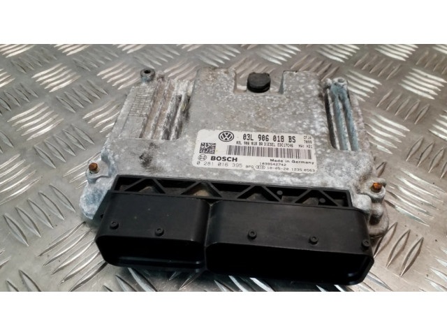 Блок управления двигателя 0281016395, 03L906018BS   Skoda Yeti (5L)