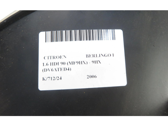 Přístrojová deska Citroen Berlingo 2006 9656801980, 9656801980