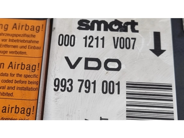 Блок подушек безопасности 0001211V007, 993791001 Smart ForTwo I