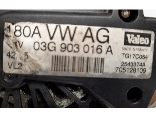Генератор 03G903016A, 03G903016A Audi A6 S6 C6 4F