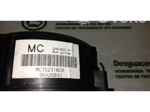 Панель приборов 96426049, MC7D231020   Chevrolet Aveo       
