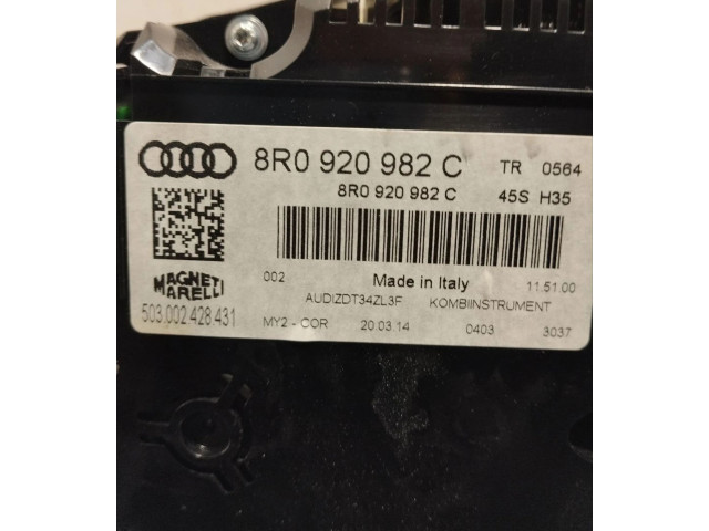 Панель приборов 8R0920982C, I055 Audi Q5 SQ5