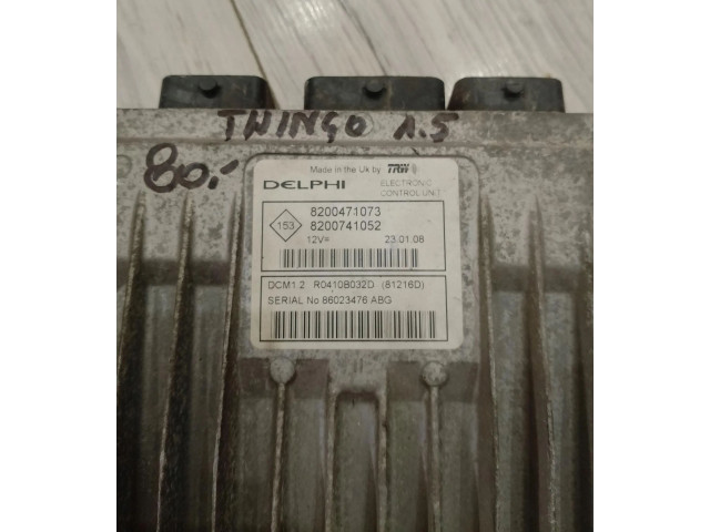 Блок управления двигателем Блок управления Renault Twingo II