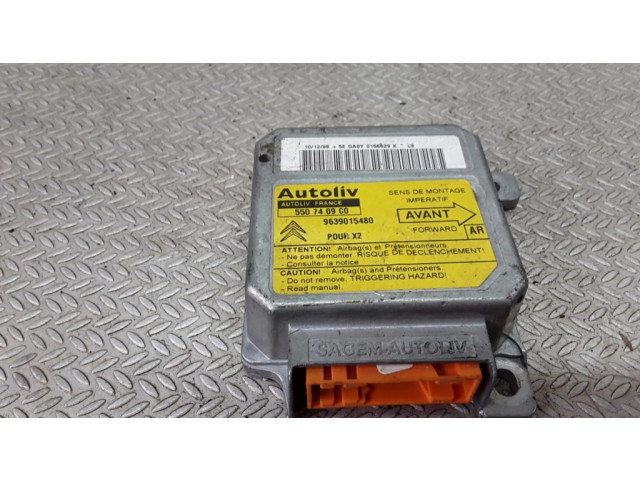 Блок подушек безопасности 550740900, 9639015480   Citroen Xantia