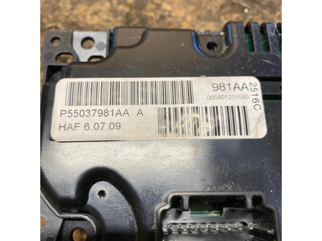 Блок управления климат-контролем P55037981AA, 981AA   Jeep Grand Cherokee (WK)