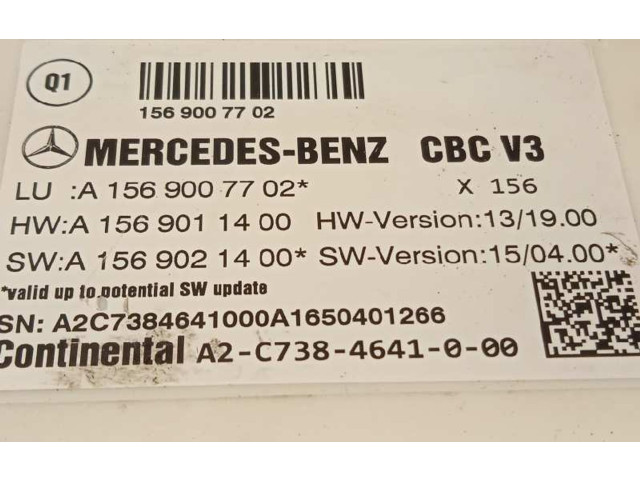 Блок управления A1569007702 Infiniti Q30