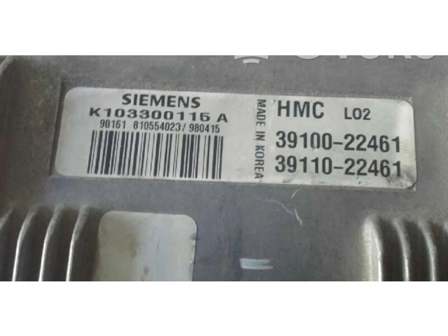 Řídící jednotka 3910022461 Hyundai Accent