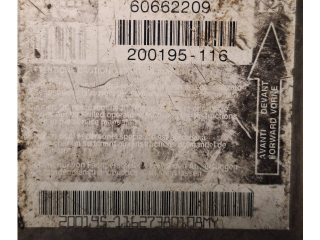 Блок подушек безопасности 60662209, 200195116   Alfa Romeo 166