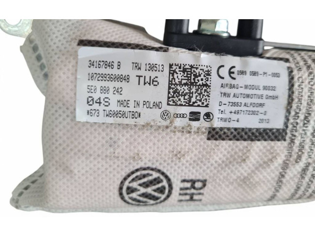 Подушка безопасности в сиденье 5E0880242, 34167846B Skoda Octavia Mk3 (5E)
