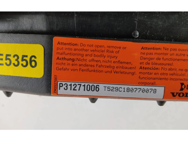 Подушка безопасности водителя P31271006, T529C180770078 Volvo V70