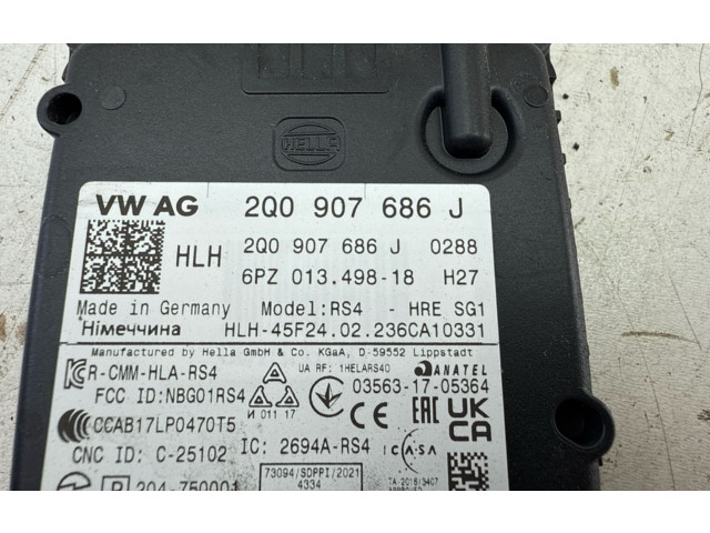 Модуль управления слепым пятном 2Q0907686J, 2Q0907686J Volkswagen Golf VIII