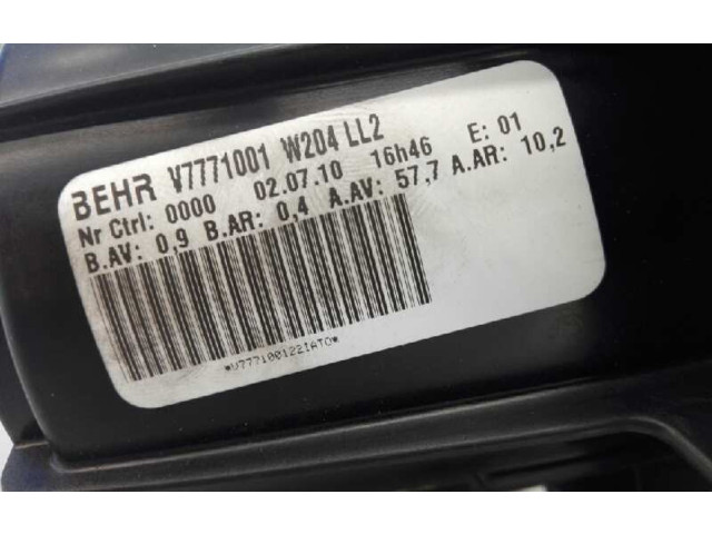 Вентилятор печки V7771001, W204LL2 Mercedes-Benz E W212