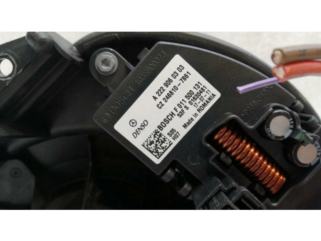 Вентилятор печки A2469062501 Mercedes-Benz A W176
